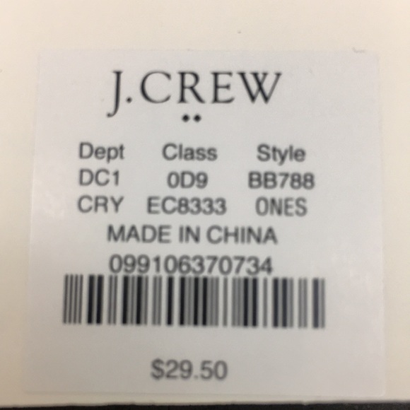 J. Crew Crystal Leaves Necklace and Earrings Set - Picture 4 of 6